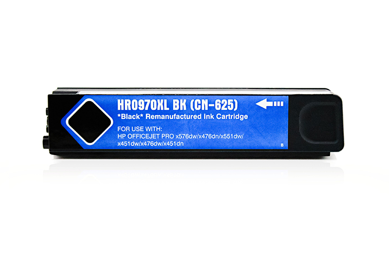 Refill Tinte Black für HP / CN625AE / 256ml / 9.200 Seiten