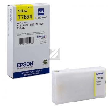 C13T789440 // T7894XXL / gelb / original EPSON Tintenpatrone gelb / C13T789440 / 4000 S. / 34.00 ml