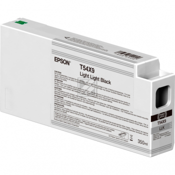 C13T54X900 // T54X900 / original EPSON Tintenpatrone schwarz hell hell / C13T54X900 / 350.00 ml