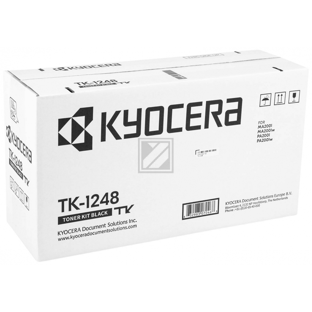 1T02Y80NL0 // TK1248 / schwarz / original KYOCERA Toner schwarz / 1T02Y80NL0 / 1500 S.