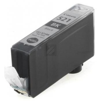 2933B001 // CLI521BK / schwarz / original CANON Tintenpatrone schwarz / 2933B001 / 1250 S. / 9.00 ml