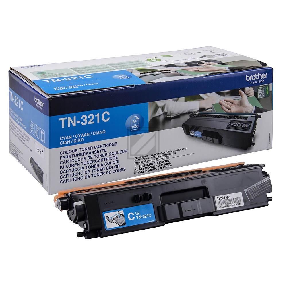 TN321C / cyan / original BROTHER Toner cyan / TN321C / 1500 S.