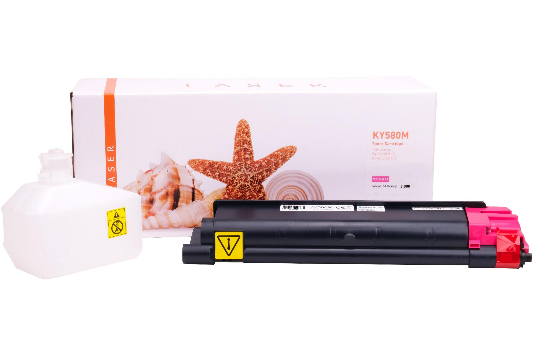 Alternativ Toner Magenta für Kyocera / TK580M / 3.000 Seiten