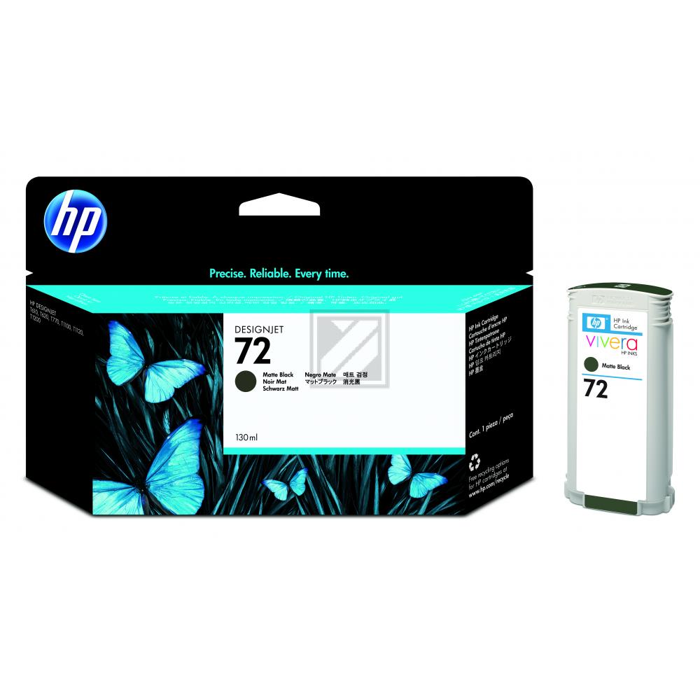 C9403A // 72 / schwarz / original HP Tintenpatrone schwarz matt / C9403A / 130.00 ml