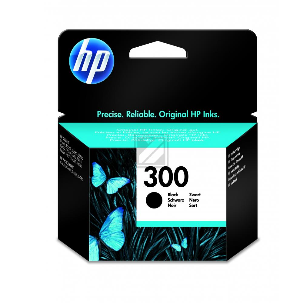 CC640EE // 300 / schwarz / original HP Druckkopfpatrone schwarz / CC640EE / 200 S. / 4.00 ml