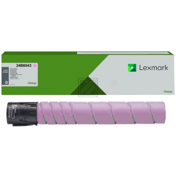 24B6843 / magenta / original LEXMARK Toner magenta / 24B6843 / 30000 S.