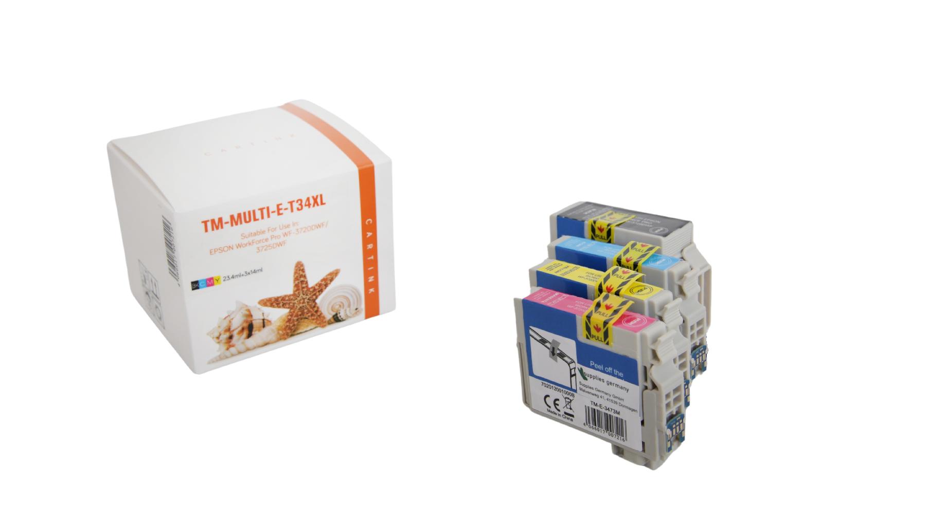 Alternativ Tinte für Epson / C13T34764010 / BK23,4ml/CMY14ml