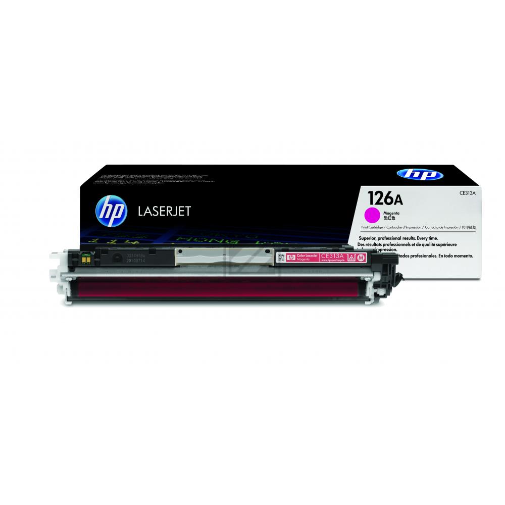 CE313A // 126A / magenta / original HP Toner magenta / CE313A / 1000 S.