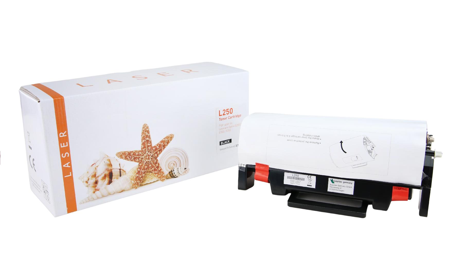 Alternativ Toner Black für Lexmark / E250A11E / 3.500 Seiten