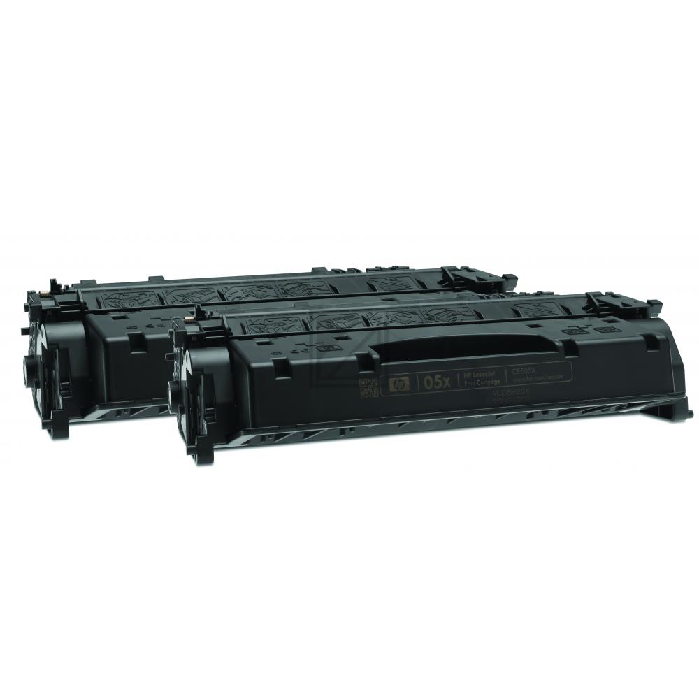CE505XD // 05XD / schwarz / original HP Toner schwarz / CE505XD / 6500 S.