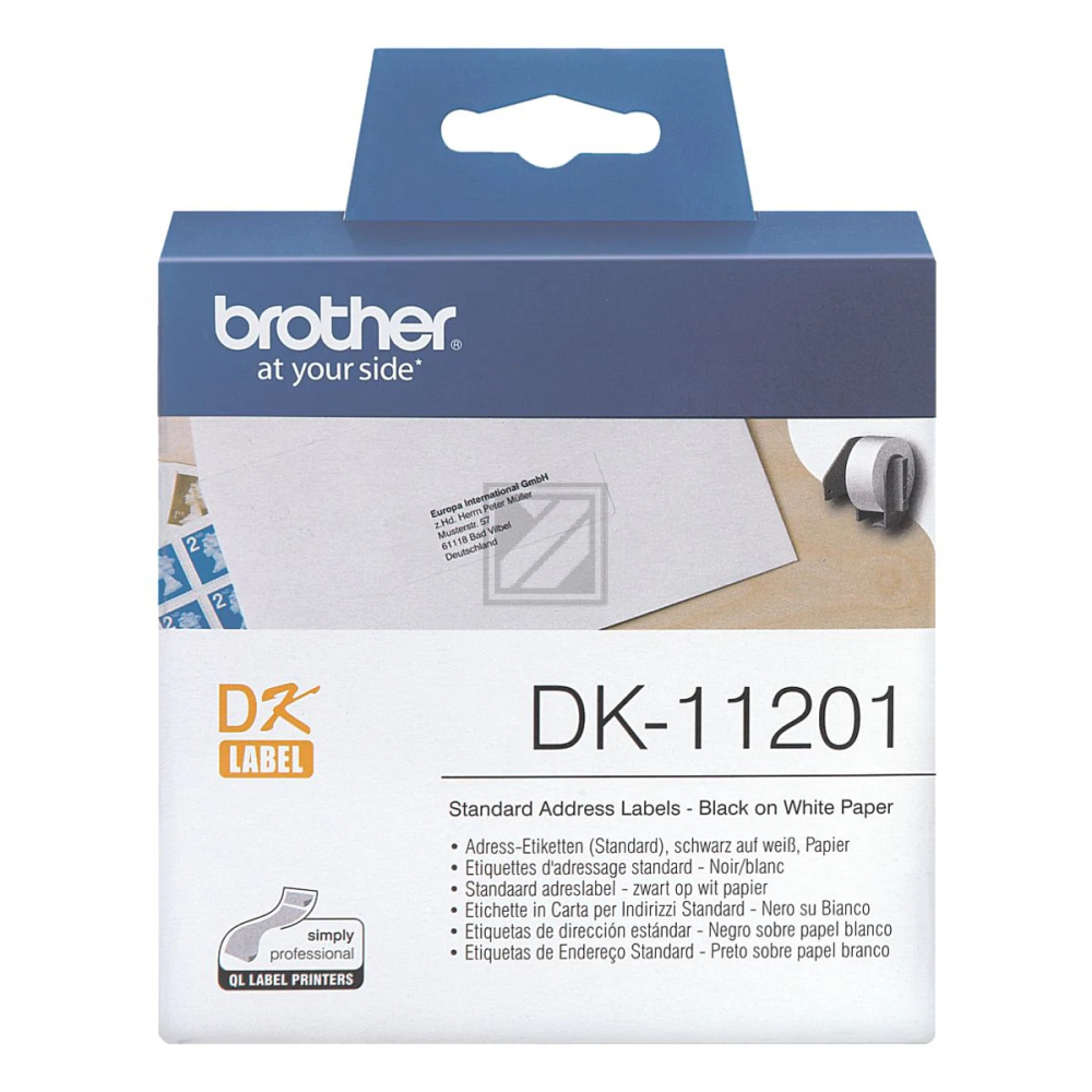 DK11201 / original BROTHER PTouch Etiketten / DK11201
