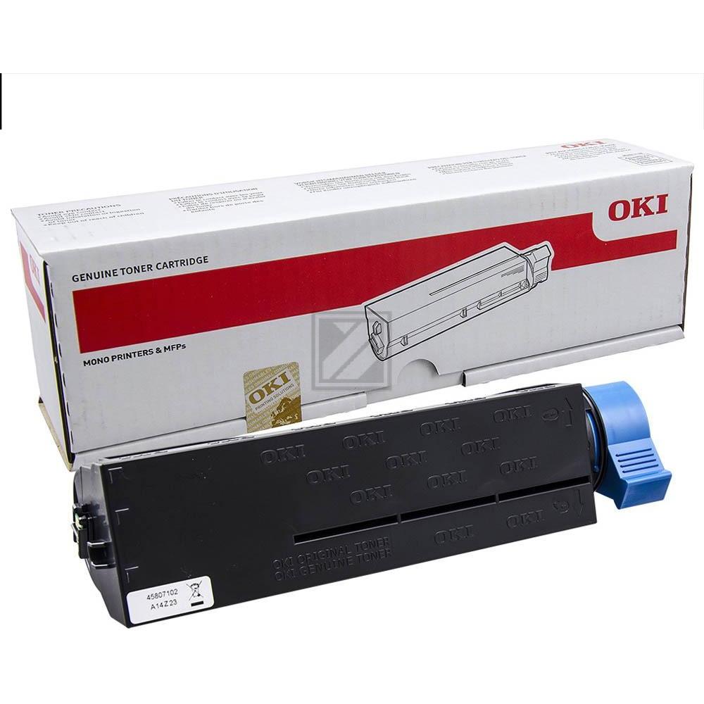 45807102 / schwarz / original OKI Toner schwarz / 45807102 / 3000 S.