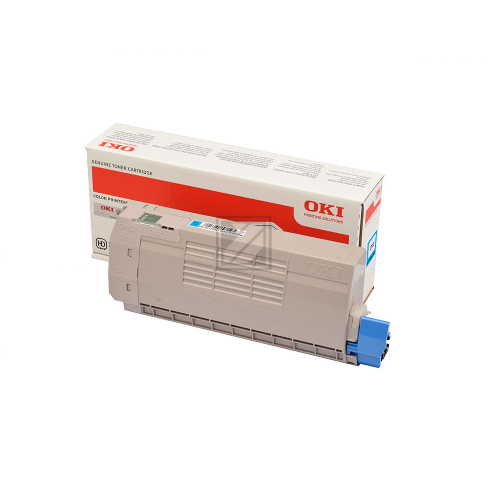 46507615 / cyan / original OKI Toner cyan / 46507615 / 11500 S.