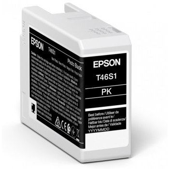 C13T46S100 // T46S1 / original EPSON Tintenpatrone schwarz / C13T46S100 / 25.00 ml