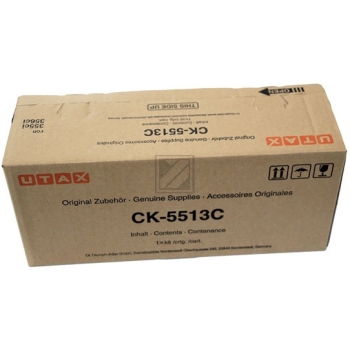 1T02VMCUT0 // CK5513C / original UTAX Toner cyan / 1T02VMCUT0 / 6000 S.