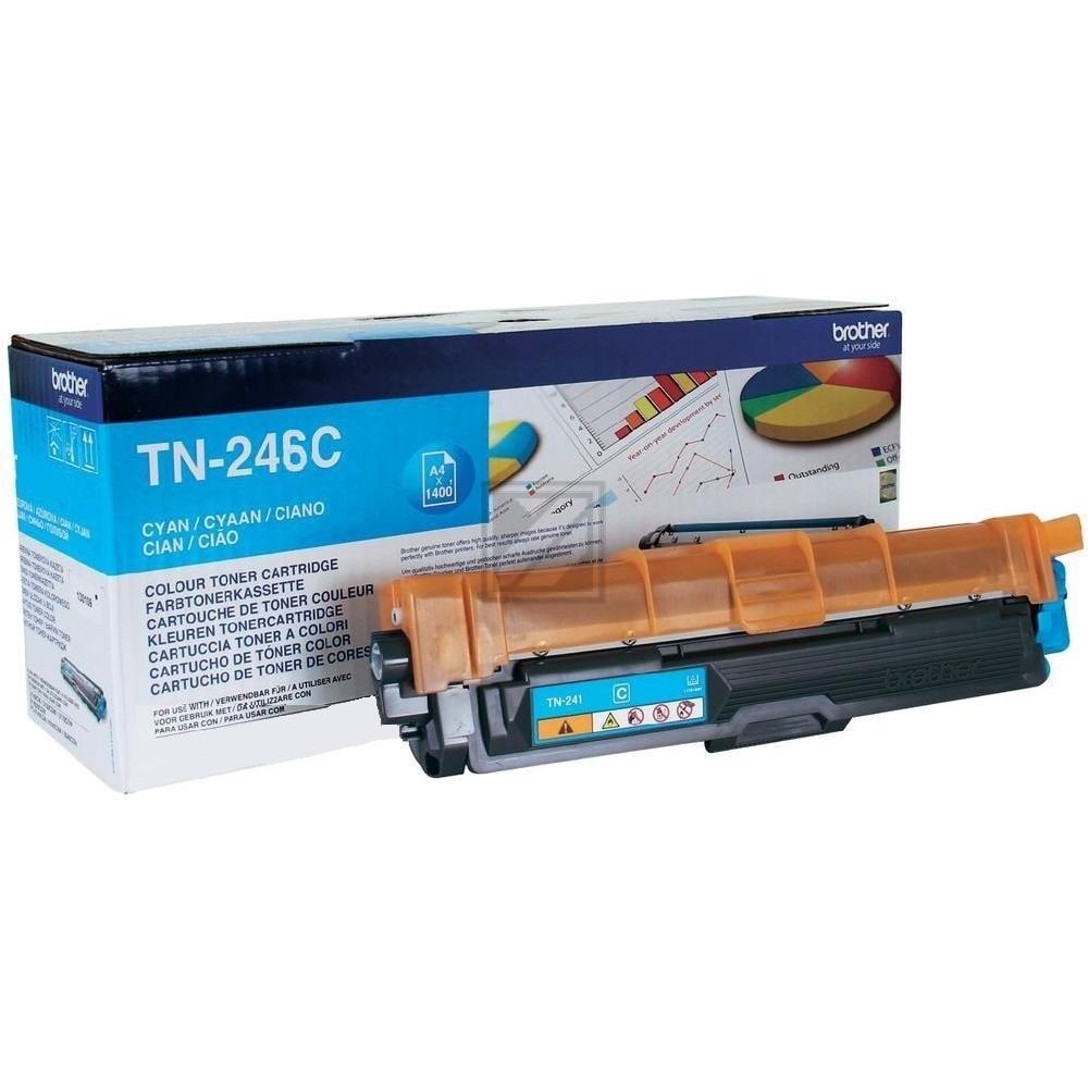 TN246C Original Toner Cyan für Brother DC / TN246C / 2.200 Seiten