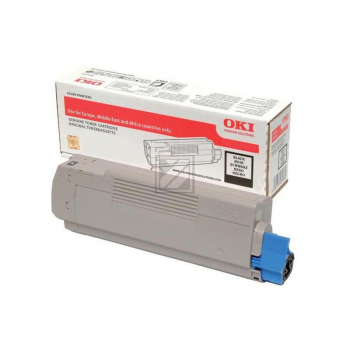 46490404 / schwarz / original OKI Toner schwarz / 46490404 / 1500 S.