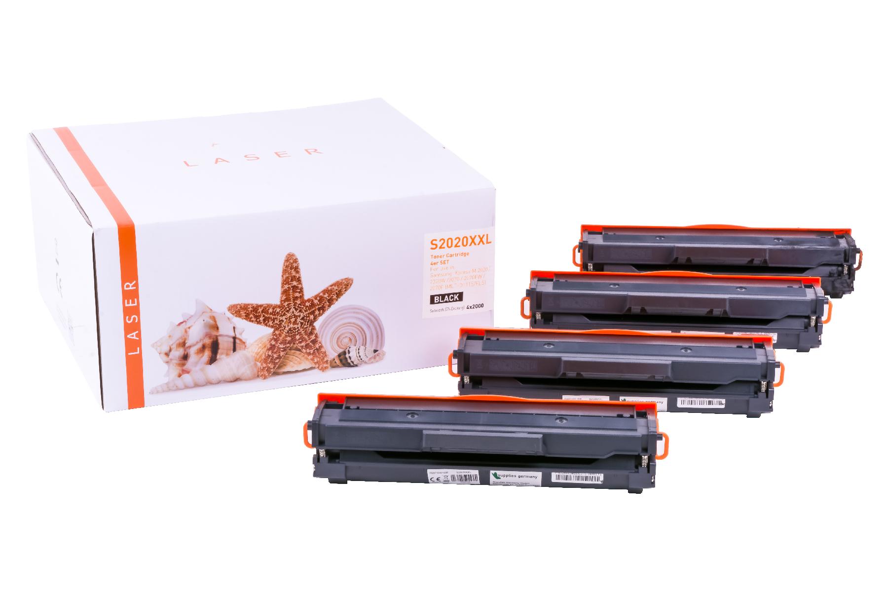 Alternativ Toner Black für Sam / MLTD111S/ELS / 4x2.000 Seiten