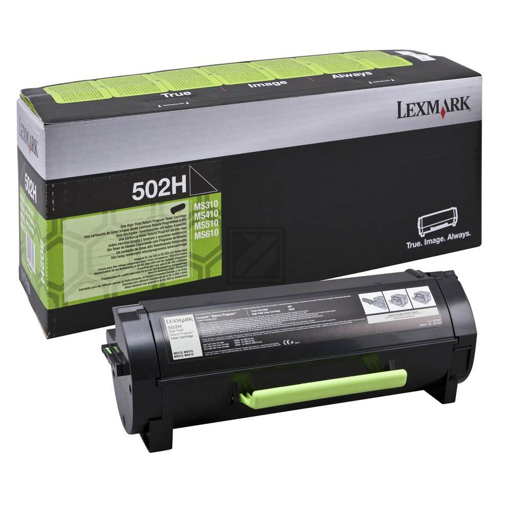 50F2H00 // 502H / schwarz / original LEXMARK Toner schwarz / 50F2H00 / 5000 S.