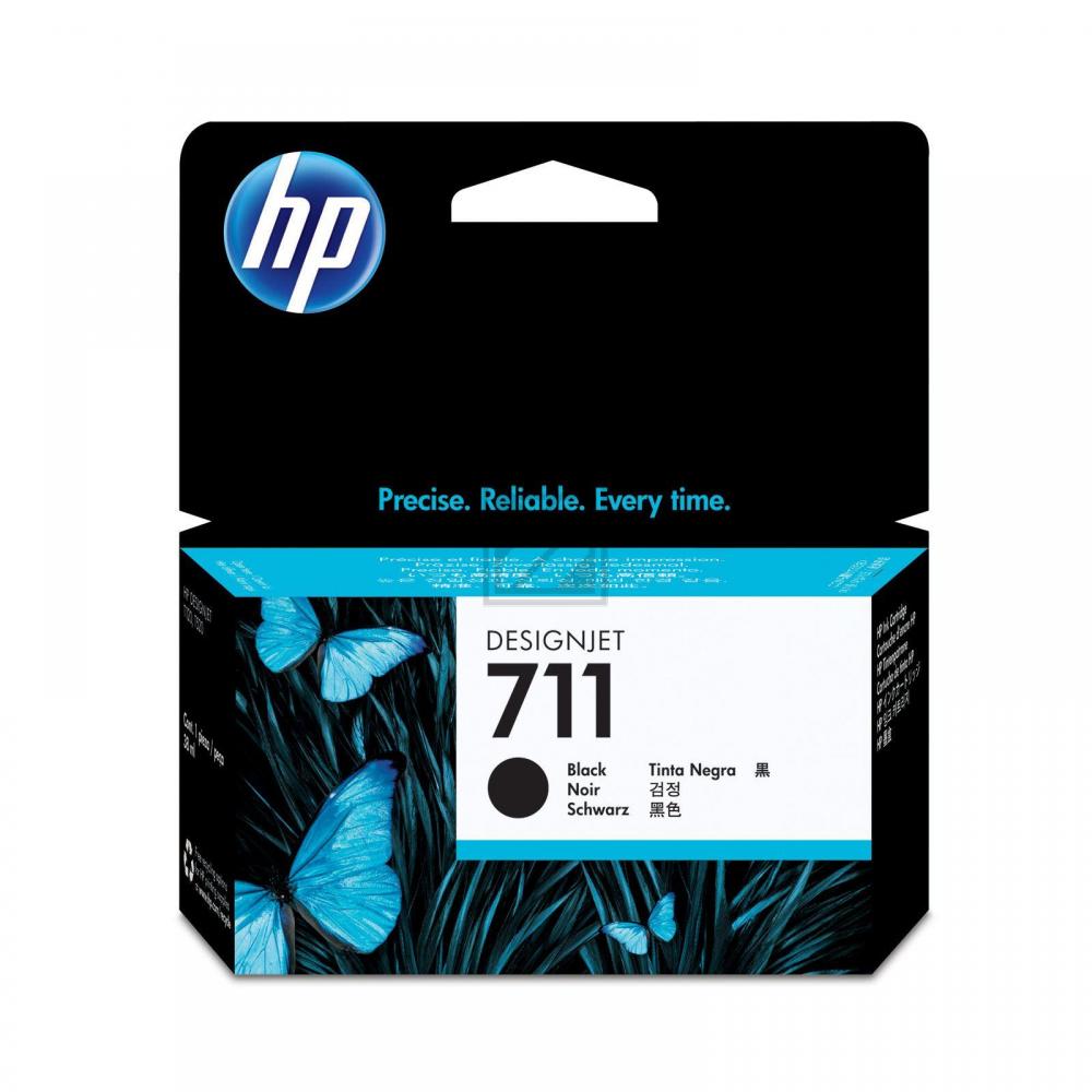 CZ129A // 711 / schwarz / original HP Tintenpatrone schwarz / CZ129A / 38.00 ml