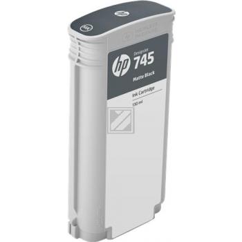 F9J99A // 745 / schwarz / original HP Tintenpatrone schwarz matt / F9J99A / 130.00 ml