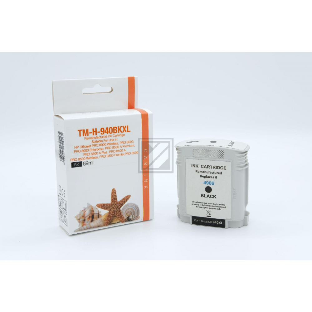 Refill Tinte Black für HP / C4906AE / 69ml