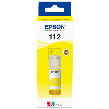 C13T06C44A // 112 / gelb / original EPSON Tintenflasche gelb / C13T06C44A / 6000 S. / 70.00 ml