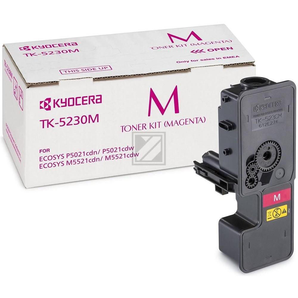 1T02R9BNL0 // TK5230M / magenta / original KYOCERA Toner magenta / 1T02R9BNL0 / 2200 S.