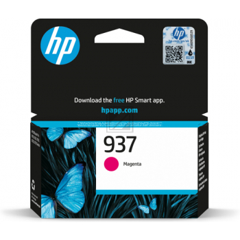 4S6W3NE // 937 / magenta / original HP Druckkopfpatrone magenta / 4S6W3NE / 800 S.