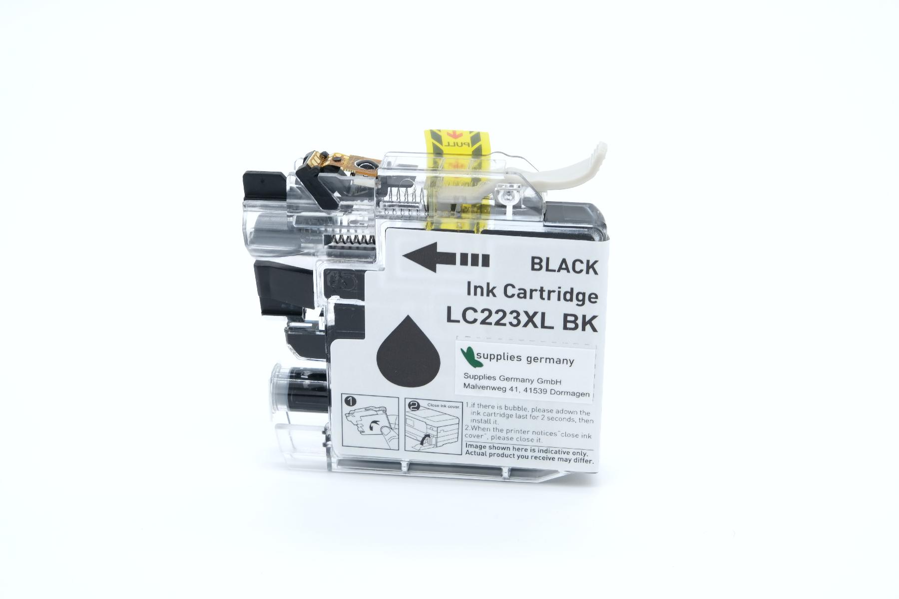 Alternativ Tinte Black für Brother / LC223BK / 14,6ml