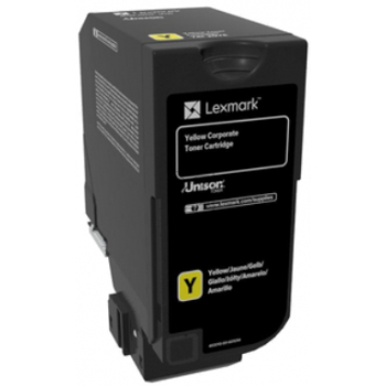 74C20YE / gelb / original Lexmark Toner gelb / 74C20YE / 3000 S.
