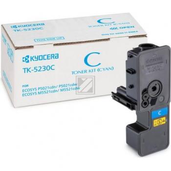 TK5230C /1T02R9CNL0  Original Toner Cyan für Kyoc / 1T02R9CNL0/TK5230C / 2.200 Seiten