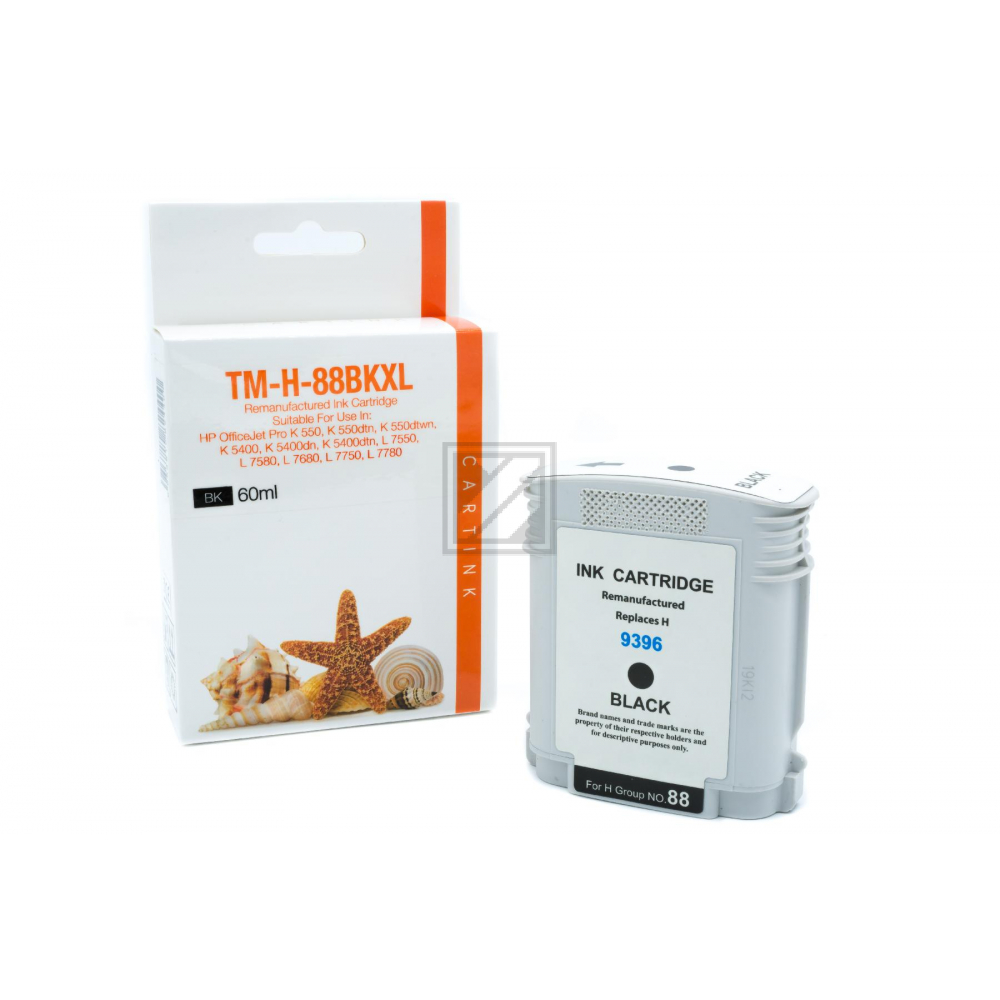 Refill Tinte Black für HP / C9396A / 60ml