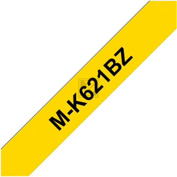 MK621BZ / schwarz / original BROTHER PTouch Farbband / MK621BZ