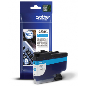 LC3239XLC / original BROTHER Tintenpatrone cyan / LC3239XLC / 5000 S.