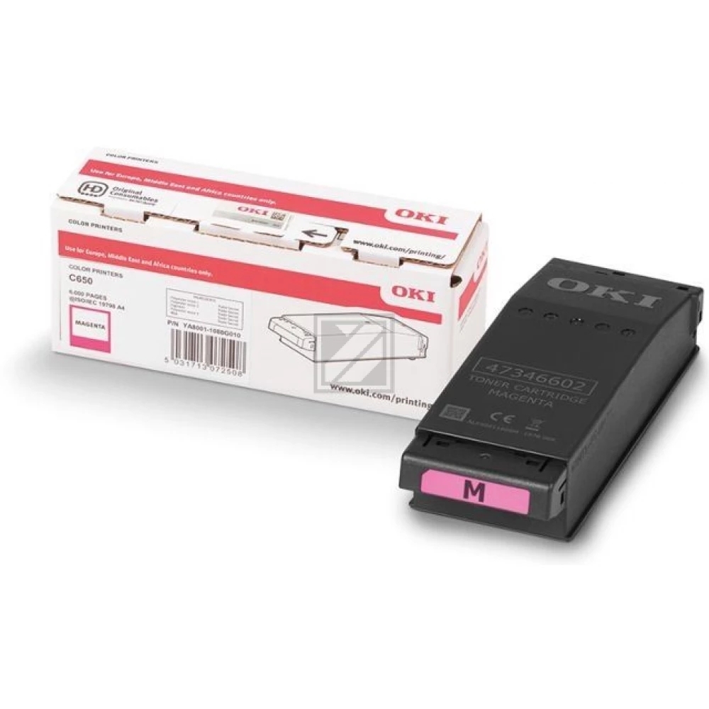 09006128 / magenta / original OKI Toner magenta / 09006128 / 6000 S.