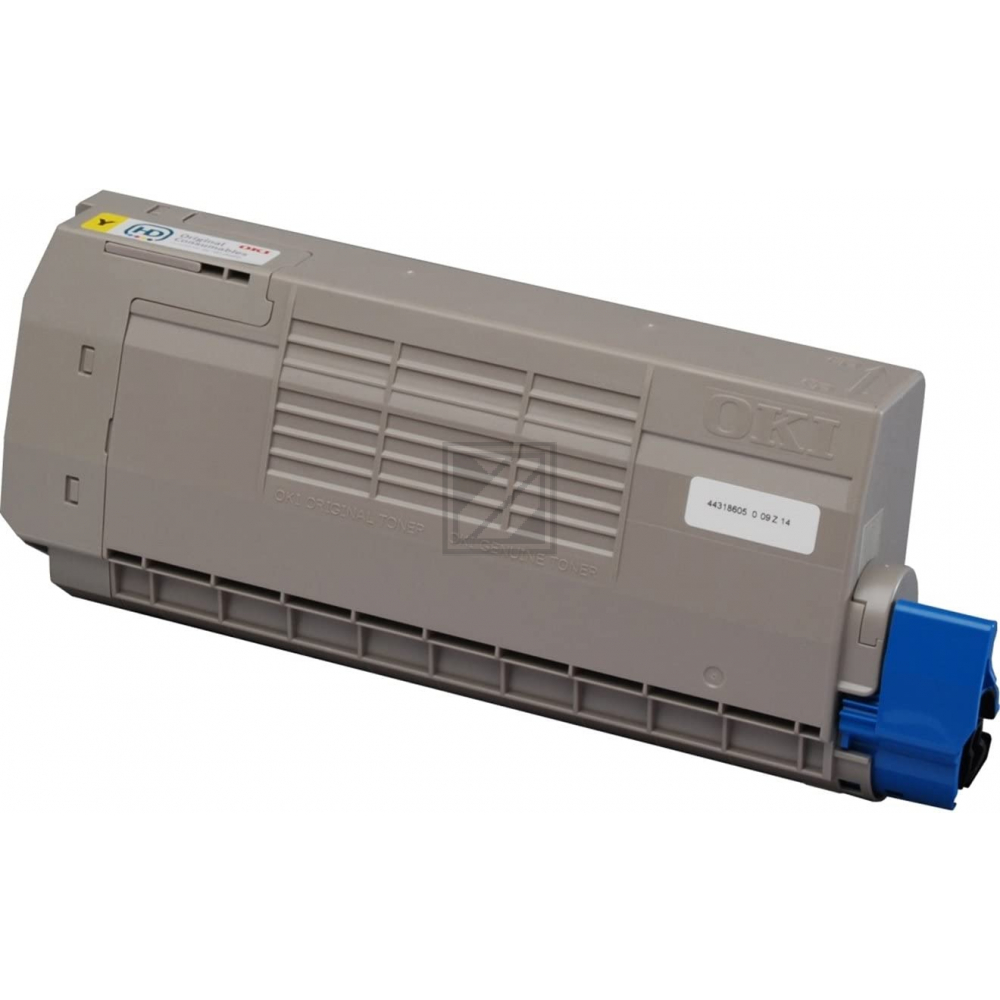 44318605 / gelb / original OKI Toner gelb / 44318605 / 11500 S.
