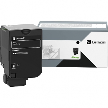 81C2XK0 / schwarz / original LEXMARK Toner schwarz / 81C2XK0 / 28000 S.