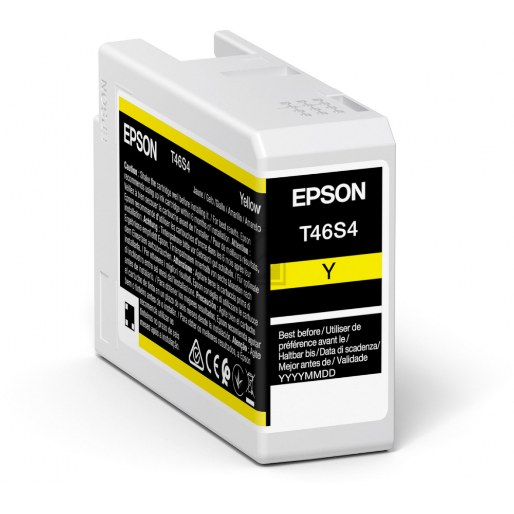 C13T46S400 // T46S4 / gelb / original EPSON Tintenpatrone gelb / C13T46S400 / 25.00 ml
