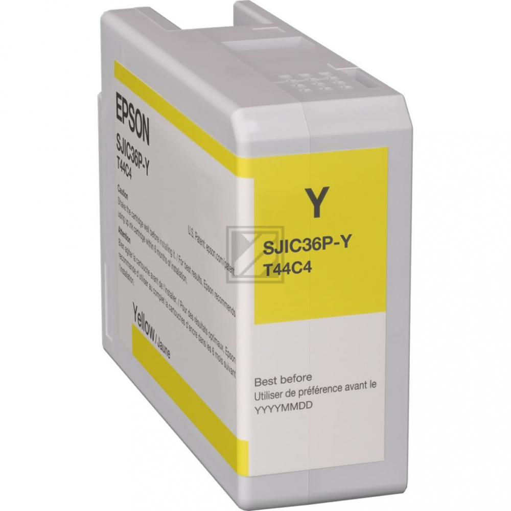 C13T44C440 // SJIC36PY / gelb / original EPSON Tintenpatrone gelb / C13T44C440 / 80.00 ml