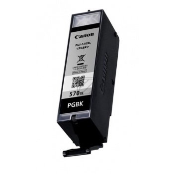 0318C001 // PGI570PGBKXL / schwarz / original CANON Tintenpatrone schwarz / 0318C001 / 500 S. / 22.20 ml
