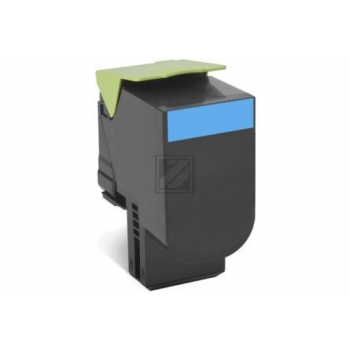 80C2XC0 // 802XC / cyan / original LEXMARK Toner cyan / 80C2XC0 / 4000 S.