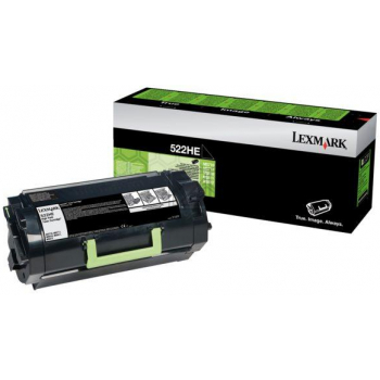 52D2H0E // 522H / original LEXMARK Toner schwarz / 52D2H0E / 25000 S.