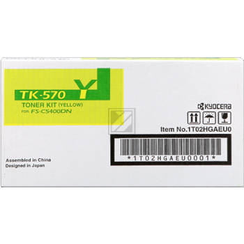 TK570Y /1T02HGAEU0 Original Toner Yellow für Kyoc / 1T02HGAEU0 /TK570Y/ 12.000 Seiten