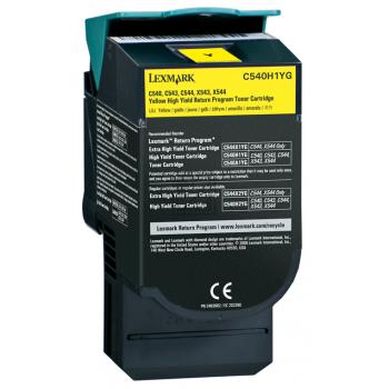 C540H1YG / gelb / original LEXMARK Toner gelb / C540H1YG / 2000 S.
