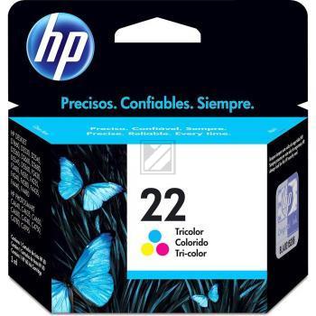 C9352AE // 22 / original HP Druckkopfpatrone color / C9352AE / 165 S. / 5.00 ml