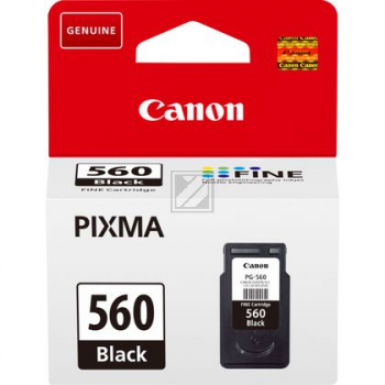 3713C001 // PG560 / schwarz / original CANON Druckkopfpatrone schwarz / 3713C001 / 180 S. / 7.50 ml