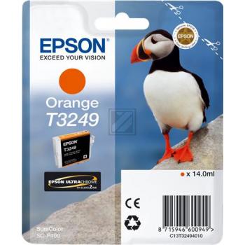 T3249O Original Tinte Orange für Epson / C13T32494010 / 14ml