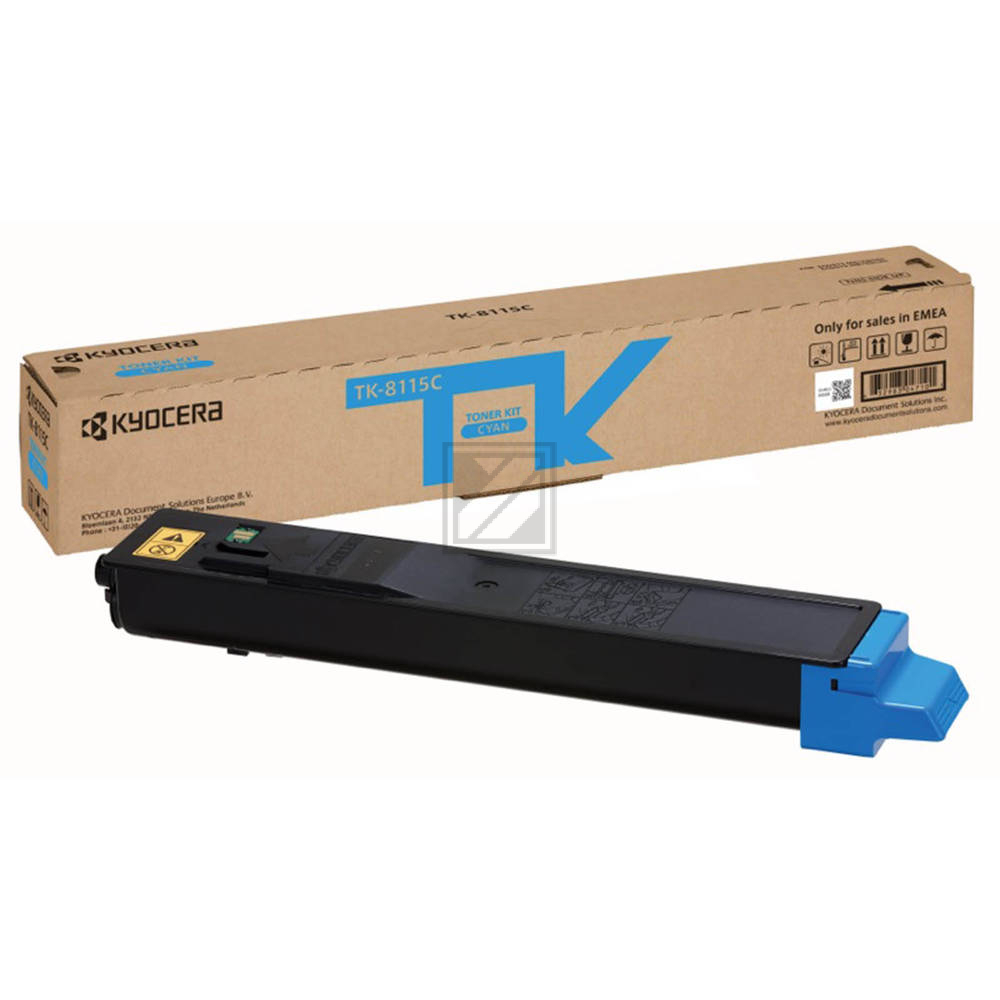 1T02P3CNL0 // TK8115C / cyan / original KYOCERA Toner cyan / 1T02P3CNL0 / 6000 S.