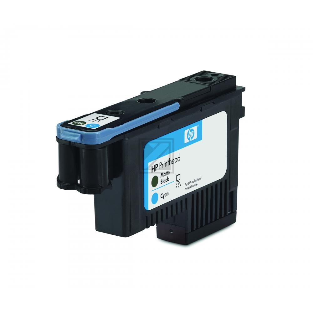 C9404A // 70 / schwarz cyan / original HP Druckkopf schwarz matt / C9404A / 130.00 ml